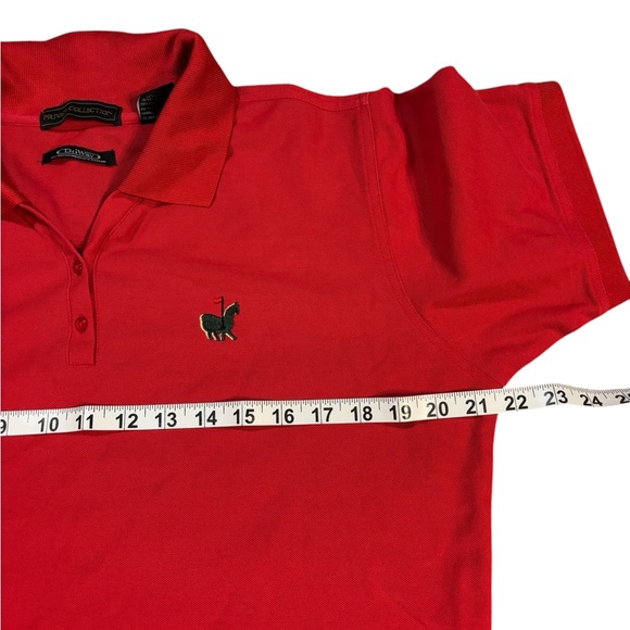 Private Collection Talamore Golf Polo Llama Logo Red Size Large‎ - Picture 7 of 9
